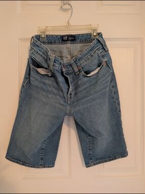 GAP Light Blue Denim Bermuda Shorts